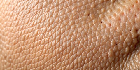 Close-up of skin surface texture with visible pores and fine lines, skin, texture, pores, fine lines, smoothness