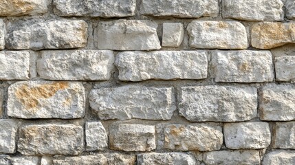 Obraz premium Rustic Stone Wall Texture Background Closeup of Old Masonry