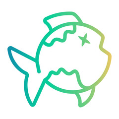poison Line Gradient Icon