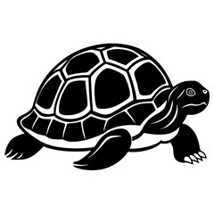 Silhouette vector of Tortoise