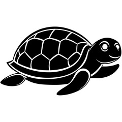 Silhouette vector of Tortoise