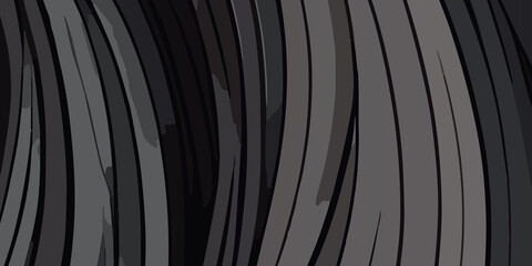 Black Abstract Background Minimal and Clean Lines for Movement Seasonal Christmas Business. Black Wave Background. Black Color Abstract background design. Black color background. Ai Generated	