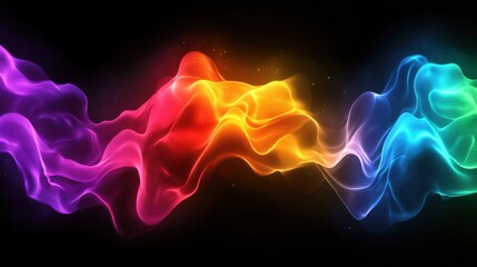 Obraz premium Abstract Colorful Smoke