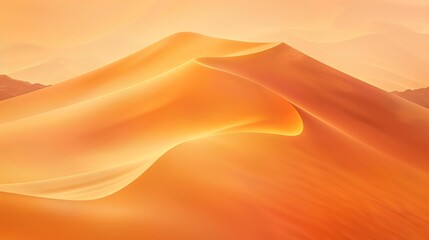 An abstract image of a desert dune.