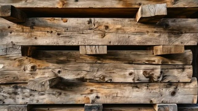 stack of wooden pallets
