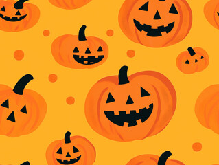 halloween seamless pattern