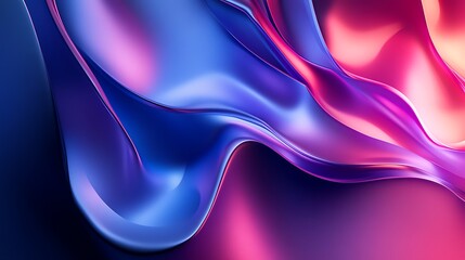 Fototapeta premium Abstract Purple and Blue Swirling Design