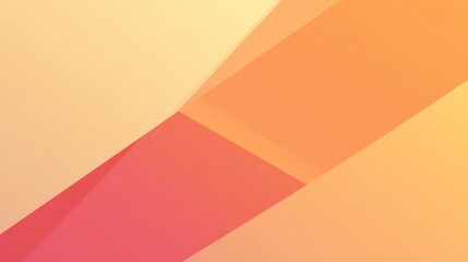 Soft Light Orange Gradient Background with 45-Degree Angle, Blending Shapes, and Sunlight Effect