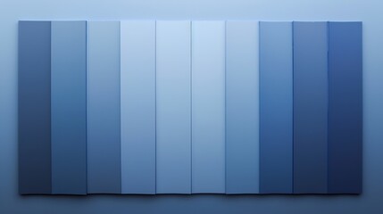 A simple background of vertical blue panels of varying shades.