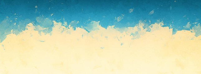 Obraz premium Gradient Background with Blue and Yellow Color Scheme, Grainy Texture and Blurred Edges