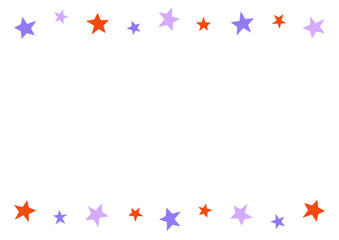 星のフレーム　キラキラ