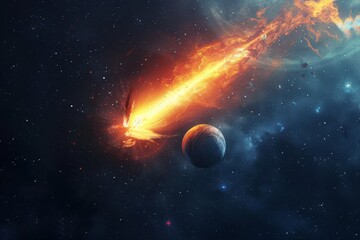 Obraz premium Beautiful Outer Space View