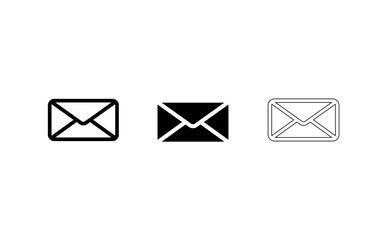 Email icon pack stock vector