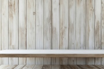 Contemporary Cafe Interior with Bright Wooden Wall and Modern Furnishings