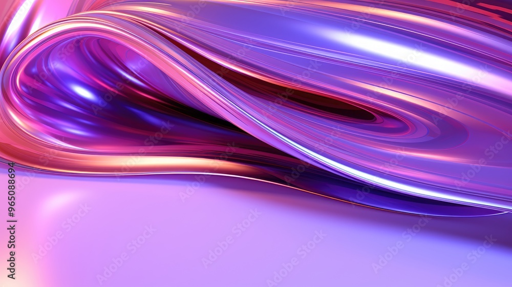 Poster abstract purple and pink liquid swirl with a glossy finish. this dynamic and colorful background is 