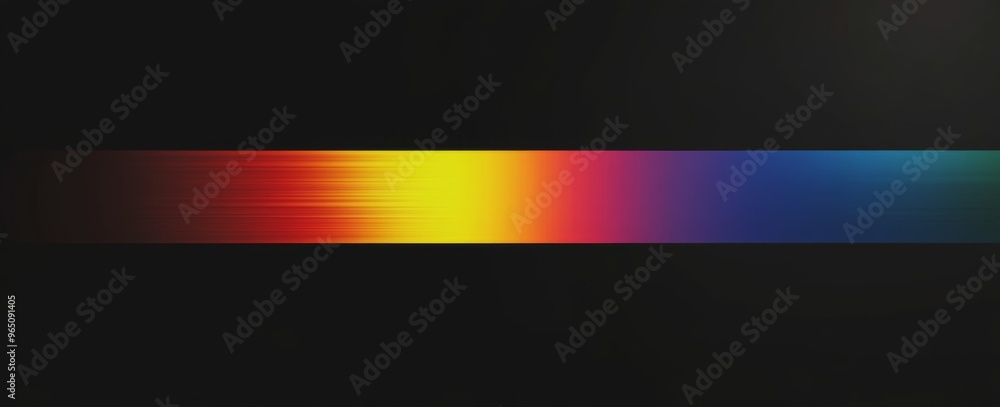 Poster colorful gradient transitioning from dark to light with soft edges and subtle gradients on all-black