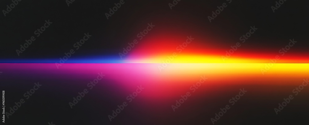 Poster colorful gradient transitioning from dark to light with soft edges and subtle gradients on all-black
