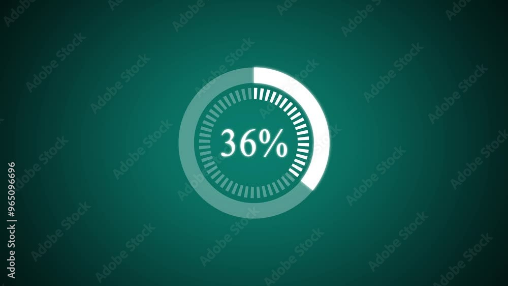 Poster loading transfer download animation with progress bar for website interface.