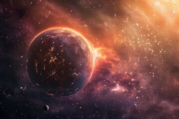 Obraz premium Beautiful Outer Space View