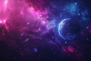 Obraz premium Beautiful Outer Space View