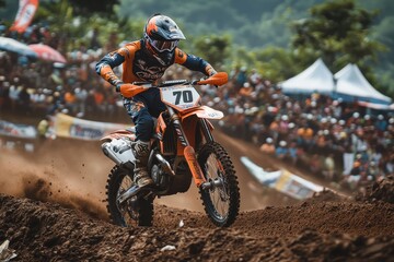 MXGP race in Samota Circuit Indonesia