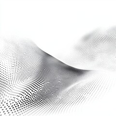 Fototapeta na wymiar Elegant white gray modern bright wave halftone dotted art background. Business design.