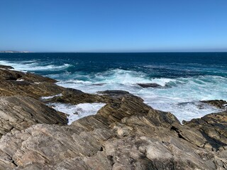 Rocks and ocean 