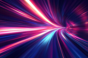 Speeding at night with dark backdrop