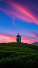 Breathtaking Cathedral Amidst Scenic Surroundings