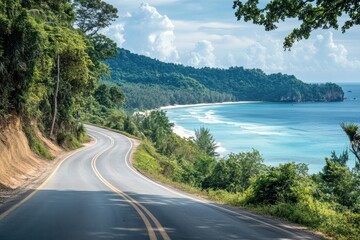 Stunning Thai beach road