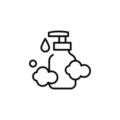 Soap Dispenser icon. Simple soap dispenser icon for social media, app, and web design. Vector illustration