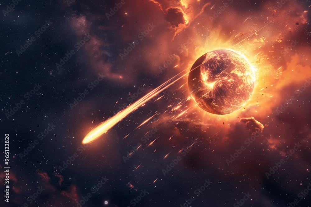 Wall mural beautiful outer space view