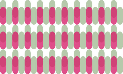 background with spheres, seamless pattern with round squares, green pink and white round block checkerboard repeat pattern, replete image, design for fabric printing