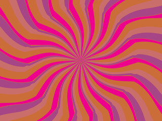 Vintage retro banner background. Colorful grunge wave wallpaper. Vector illustration. Twist party backround pattern.