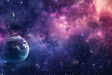 Obraz premium Beautiful Outer Space View
