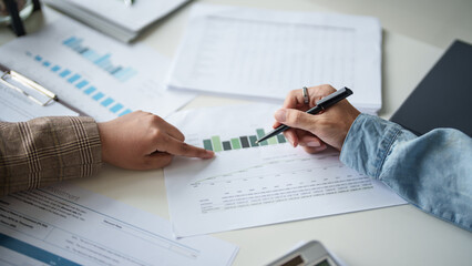 Serious team meeting business Diversity people  in modern boardroom meeting room professional working office