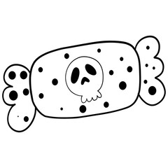 Halloween Doodles Clipart Collection