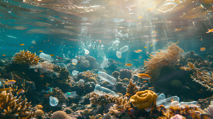 rubbish on the seabed