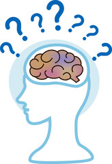 Forgetful person's brain and dementia