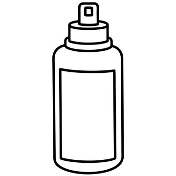 recommend clip art: deodorant outline coloring book page line art illustration digital drawing