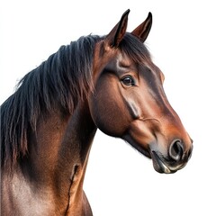Obraz premium Majestic Brown Horse Portrait