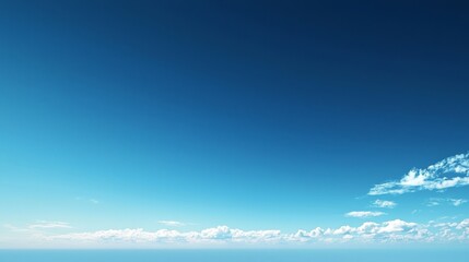 Fototapeta premium 青空と雲の背景