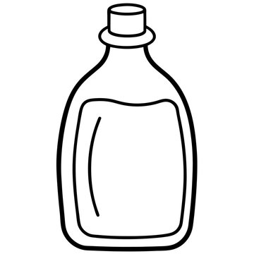 recommend clip art: dish soap outline coloring book page line art illustration digital drawing