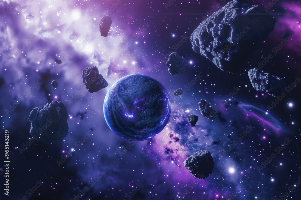 Wall mural beautiful outer space view