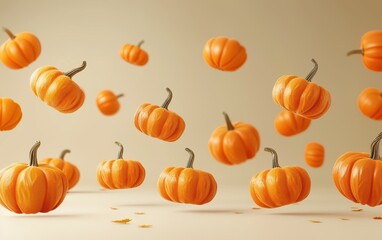 Floating Pumpkins