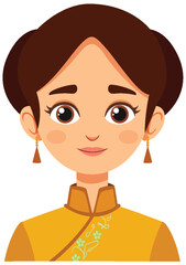 Traditional Chinese Woman Avatar