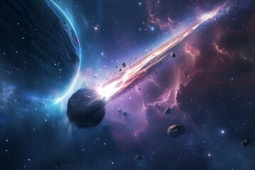 Obraz premium Beautiful Outer Space View