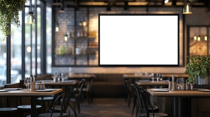 Blank Sign Hanging in a Night Alleyway