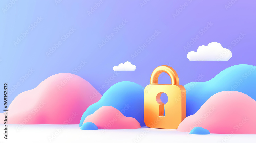 Poster safeguard your data with top cybersecurity measures and protect your personal information from digit