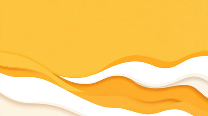 Sleek abstract yellow and white wave design offers a fresh backdrop for text, enhancing modern graphic layouts.
